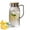 05#Gray[Bamboo Lid], variant on Bxaolu 1.1 Liters/37 oz Small Plastic Pitcher with Lid and Handle for Fridge, Iced Tea and Coffee Storage Container, Resistant to Hot and Cold Drinks, Clear