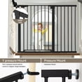 thumbnail image 3 of Baby Safety Gate, 36" Extra Tall, 29.5-48.8" Wide Baby Gate for Stairs and Doorway, Gate for 6 to 36 Months Old ,Black, 3 of 6