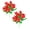 Red, variant on 2pcs Artificial Lily Silk Flowers, 15 Heads Flower Bouquet with Real Touch Petals, Lily for Wedding Centerpieces, Home Indoor Table Vases, Office Hotel Floral Arrangements Decor