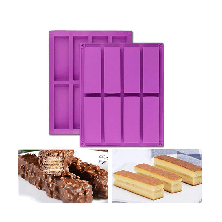 Small Butter Mold Molds Plastic Baking Moldss Silicone Cake Cup Mould 4  Grid For Soap Bar Winkie,Energy Bar, Muffin, Cornbread, Cheesecake,  PAD11523 From Ports_shoes, $4.19