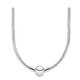 thumbnail image 1 of Collar De Serpiente De Plata S925 Cadena Básica Moda Simple Mejor Amigo Pareja Mismo Cuello, 1 of 4