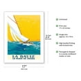 thumbnail image 2 of La Baule France - The Beach of the Sun (La Plage Du Soleil) - Vintage Railroad Travel Poster by Charles-Jean Hallo c.1931 - Bamboo Fine Art 290gsm Paper (Unframed) 17x22in, 2 of 4