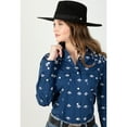 thumbnail image 2 of Wrangler Retro Americana Blue Top, 2 of 2