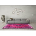 thumbnail image 3 of Ahgly Company Indoor Round Persian Pink Traditional Area Rugs, 4' Round, 3 of 4