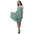 thumbnail image 3 of Moomaya Robes d'Été Sans Bretelles pour Femmes en Crêpe Imprimé, Robe Tube Smockée pour Femmes, 3 of 4