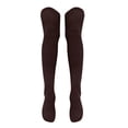thumbnail image 1 of TISHITA Ladies Overknee Stockings Overknee Knee High Socks Thigh Long Socks Sports Socks Coffee, 1 of 5