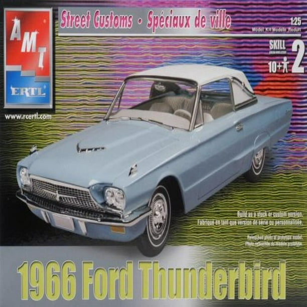 AMT 1966 Ford Thunderbird Plastic Model Kit - Walmart.com - Walmart.com