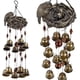 thumbnail image 2 of Bird Nest Wind Chime, Bird Bell Chimes with 12 Wind Bells for Mother of Glory Love Gift, Garden Backyard Church Hanging Decor, Bronze, 2 of 5