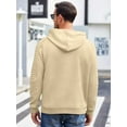 thumbnail image 3 of HAOMEILI Mens Hoodies Sweatshirts Long Sleeve Fashion Waffle Knit Pullover Hoodie with Pocket, 3 of 6