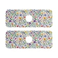 thumbnail image 7 of Yayeee Faucet Mat for Kitchen Sink 14.7" Diatomite Long Splash Guard Pad, Green Wildflower Pattern, 2 Pack, 7 of 7