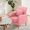 Pink, variant on OSM Modern Accent Chair with Back Pillow, Upholstered Club Armchair with Solid Wood Legs for Living Room, Bedroom, Reading Nook, Black