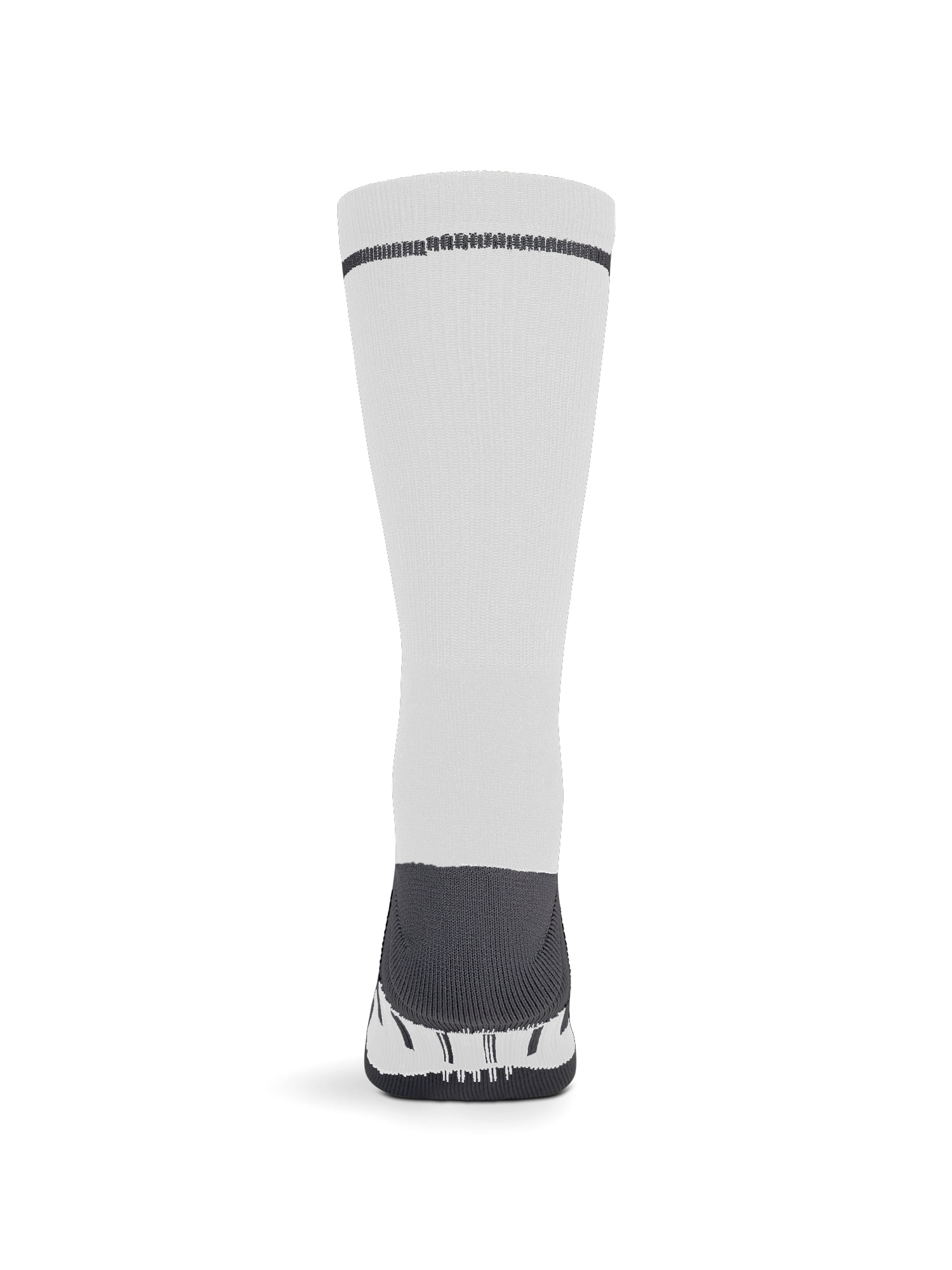 Wrangler Comfort Compression Crew Socks for Men, Size 6-12, White/Gray/Black, 3 Pairs