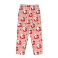 thumbnail image 5 of Naloa Bunny And Strawberry Print Women’s Ultra-Soft Comfy Pajama Lounge Pants with Pockets & Drawstring, 5 of 8