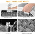 thumbnail image 4 of 110L Handwoven Laundry Hamper, Foldable Laundry Basket with Lid and Removable liner Bags, 4 of 7