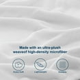 thumbnail image 4 of Meritlife Luxury White Queen Size Flannel Fleece Polyester Microfiber Throw Blanket, 90"x90", 4 of 7