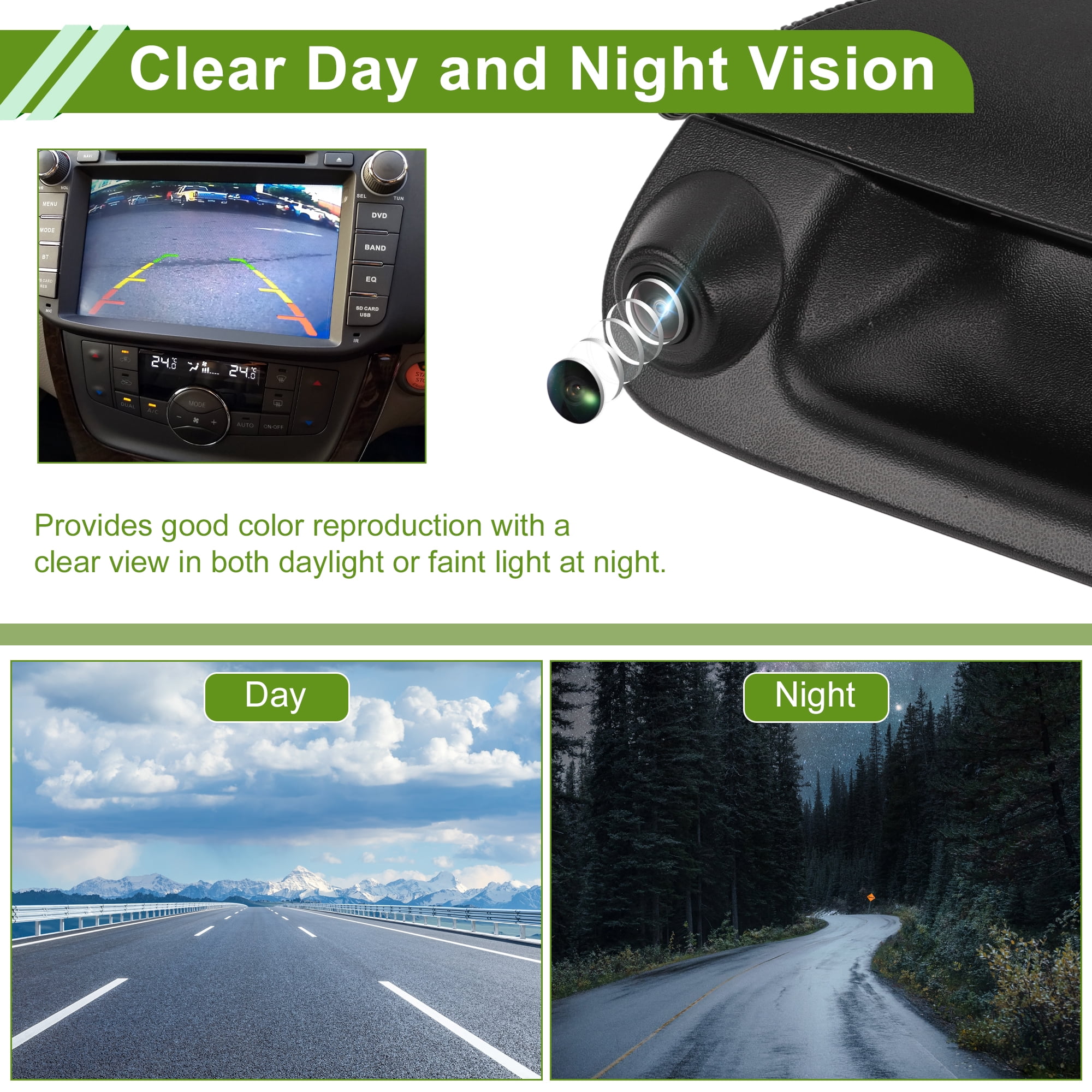 Unique Bargains Tailgate Handle Backup Camera for Ford F-150 1997-2003 and F-250 1997-1999