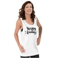 thumbnail image 4 of Happy Friday Weekend Vibes Fun TGIF Tank Top Tee Shirt Women Brisco Brands S, 4 of 5