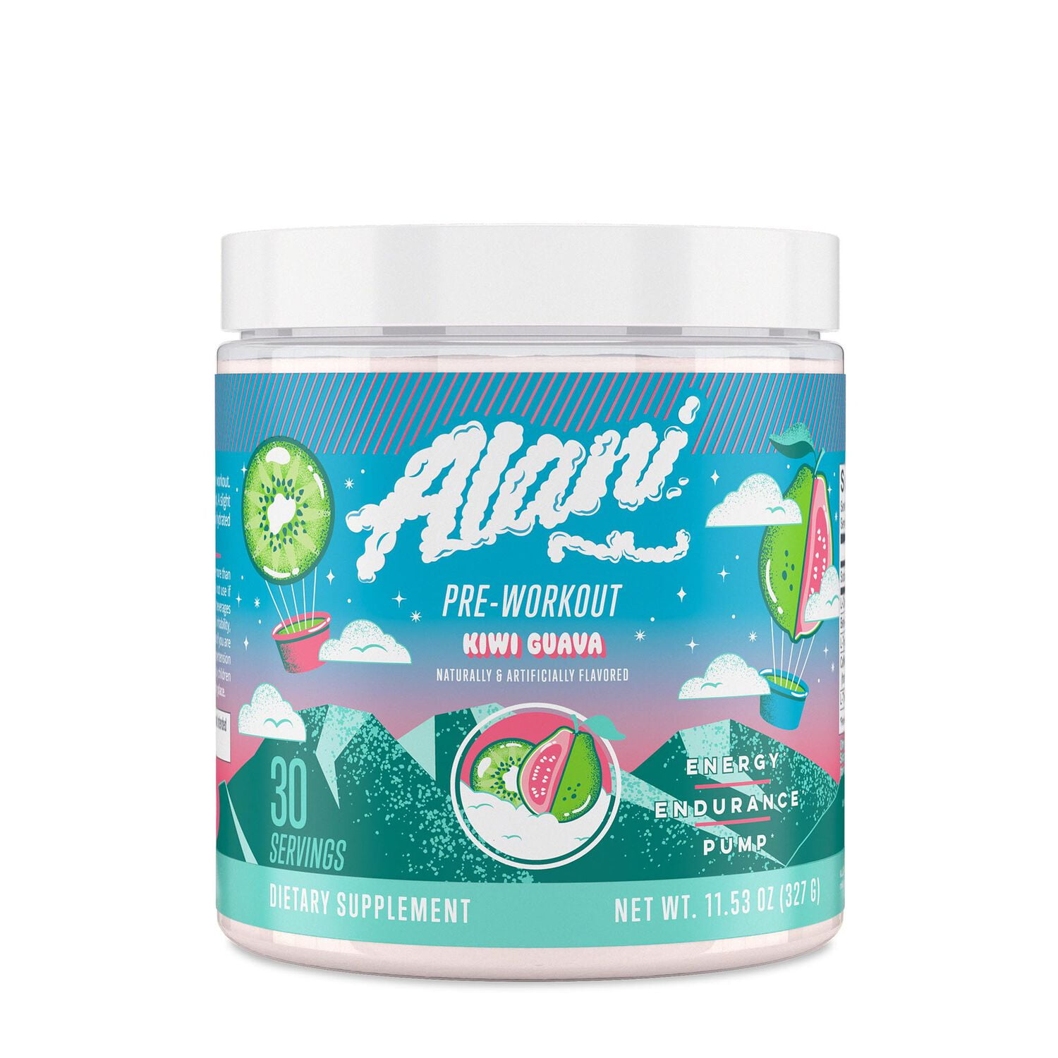Alani Nu PreWorkout Energy, Pump, Endurance 30 Servings Kiwi Guava
