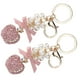 thumbnail image 2 of Llavero con forma de fruta colgante, 2 uds., llavero con colgante de perla, llavero con colgante de perla, accesorios de decoración, fiabilidad excepcional Jadeshay  A, 2 of 8