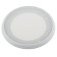 thumbnail image 3 of 2x 6.5inch Blanc Couleur Maille Haut-Parleur Cercle Décoratif Couverture de Gril de Subwoofer, 3 of 8
