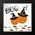 thumbnail image 2 of Swatland, Sally 12x12 Black Modern Framed Museum Art Print Titled - Jack-O-Lantern Boo, 2 of 5