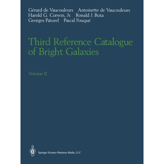 Third Reference Catalogue of Bright Galaxies: Volume II, (Paperback)