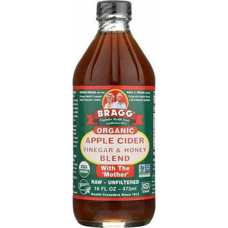 Bragg Organic Apple Cider Vinegar Blends, Honey Blend - 16