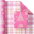 thumbnail image 6 of Pink Christmas Wrapping Paper Rolls Cute Kids Reversible Tree Thick Aesthetic Elegant Gift Wrap Sheets Heavy Duty Girls Girly Princess Total 28.5sq.ft, 6 of 6