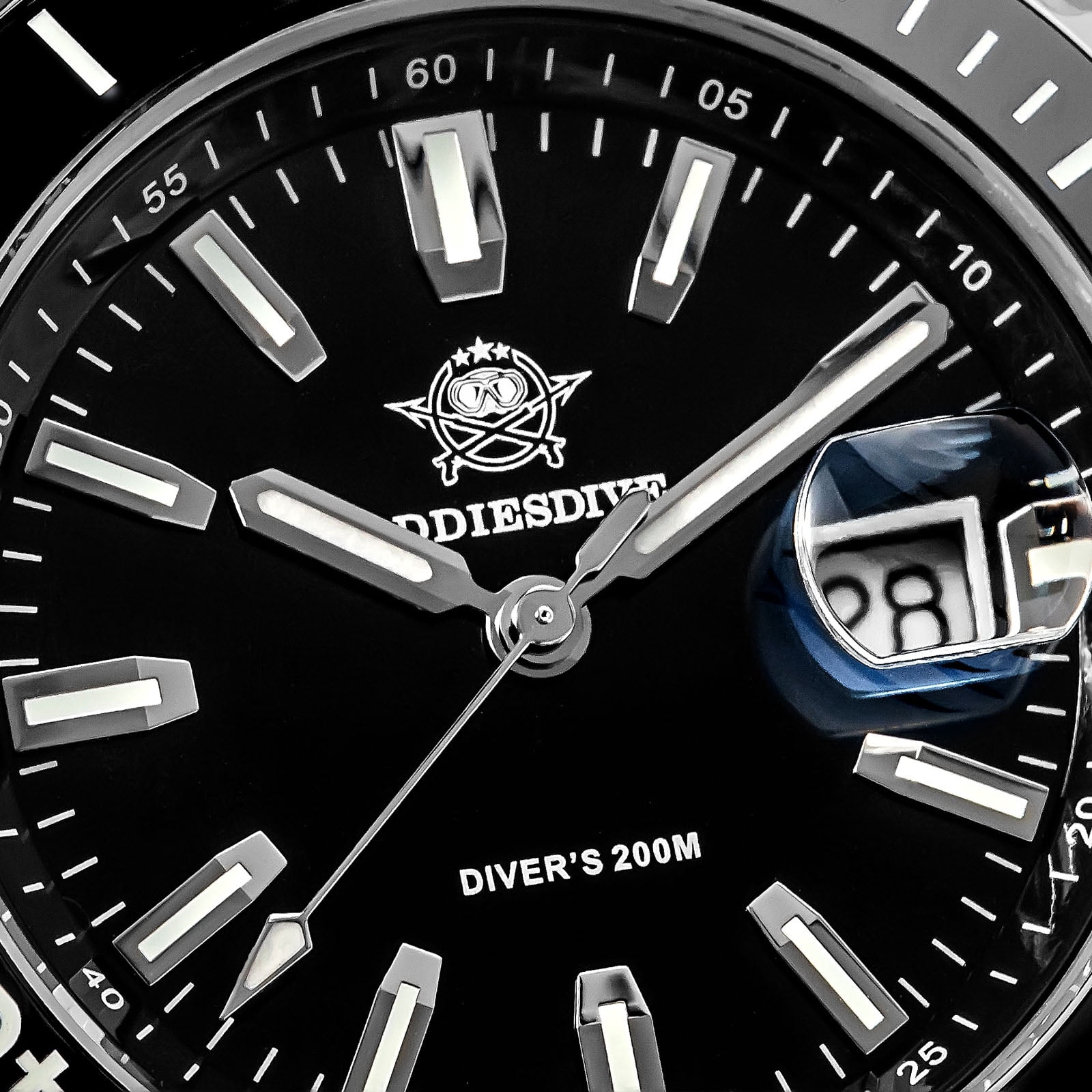 ADDIESDIVE Diver Watches for Men 200m Waterproof, Japanese Quartz Movement, Ceramic Bezel, Luminous, Stainless Steel Men's Quartz Watch