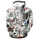 thumbnail image 1 of WILLBEST Sudaderas De Hombre Sudadera con Capucha Estampada para Uso Informal Sudadera Cómoda y Elegante para Uso Diario Ideal para Una Declaración De Moda Versátil XXXXGrande, 1 of 2