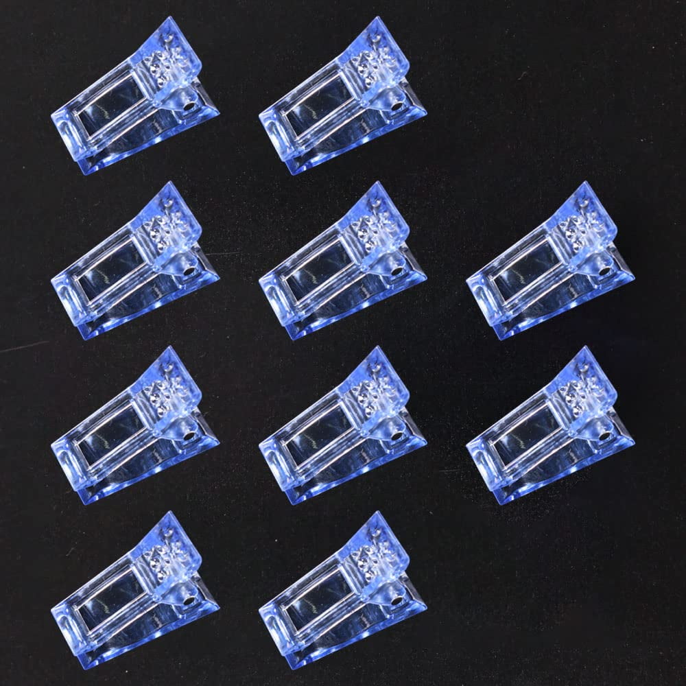 10pcs Nail Tips Clip for Quick Building Polygel nail forms Nail clips for  polygel Finger Nail