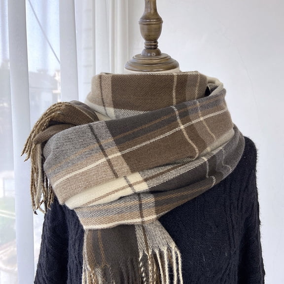 Brown Scarfs Scarf Women Fall Winter Scarf Classic Scarf Warm Soft Large Blanket Wrap Shawl Scarves