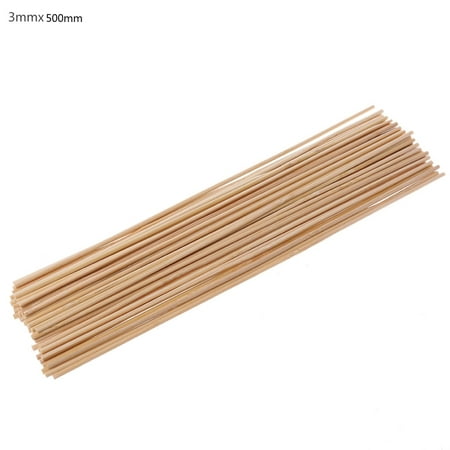 

HLGDYJ 50Pcs Wooden Plant Grow Support Bamboo Plant Sticks Garden Canes Plants Flower Support Stick Cane Garden Tools DIY Building Model Materials