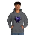 thumbnail image 2 of Celestial Space Blot Unisex Heavy Blend™ Hooded Sweatshirt, 2 of 6