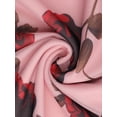 thumbnail image 5 of INSPIRE CHIC Women's Maternity Flowy Floral Dress Midi Formal Casual Pregnancy Dress 2026 Summer M Pink Dress & Red Rose, 5 of 6