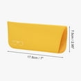thumbnail image 4 of Unique Bargains Lychee Pattern Eyeglasses Case Portable Eyeglasses Storage 7"x2.95"x0.59" Yellow, 4 of 5