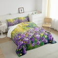 thumbnail image 3 of Manfei Oil Painting Flowers Bedding Comforter Set 2pcs for Boys Girls,Dreamy Princess Twin Comforter Sets Microfiber,Spring Garden Breathable Bedding Set,Super Cozy Room Decor,Reversible, 3 of 8