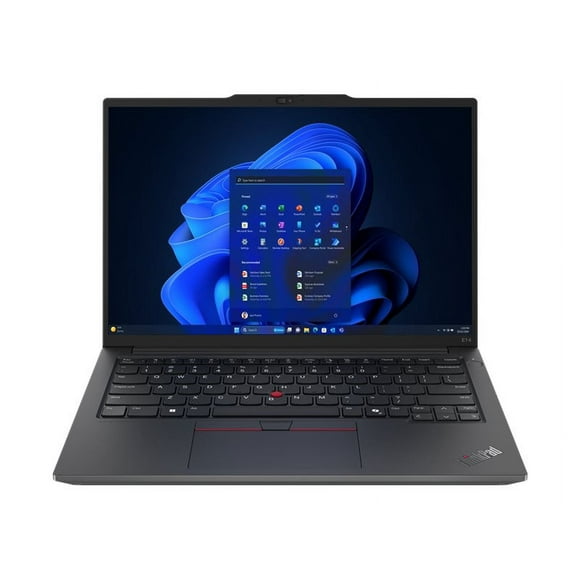 Lenovo ThinkPad E14 Gen 6 21M3 - 180-degree hinge design - AMD Ryzen 5 - 7535U / up to 4.55 GHz - Win 11 Pro - Radeon 660M - 16 GB RAM - 256 GB SSD TCG Opal Encryption 2, NVMe - 14" IPS 1920 x 1200 - Gigabit Ethernet - Wi-Fi 6, Bluetooth - graphite black - kbd: French