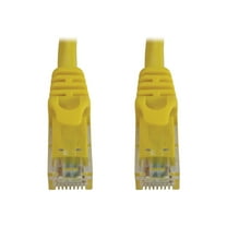 Eaton Tripp Lite Series Cat6a 10G Snagless Molded UTP Ethernet Cable RJ45 M/M PoE Yellow 6 ft. 1.8 m