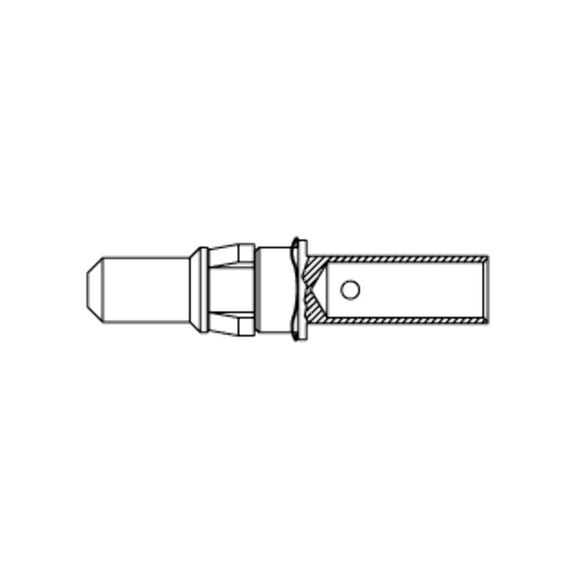 MC4010D/AA Connector Contact Removable Crimp Power Contact Straight