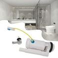 thumbnail image 5 of Bathroom Accessories 2In Toilet Cistern Flush Valve Overflow Lever Operated Dual Flush Toilet Tank for 2-Piece, 5 of 9