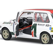 1980 Autobianchi A112 MK 5 Abarth Rally Car Alitalia Livery Competition Series 1 by 18 Scale Diecast Model Car