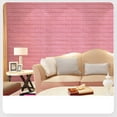 thumbnail image 4 of 60 Piezas Etiqueta Engomada Autoadhesiva de Ladrillo 3D Papel Pintado de Espuma Impermeable DIY HabitacióN Cocina Techo Techo Fondo Tatuajes de Pared - A, 4 of 9