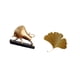 thumbnail image 5 of Escultura De Toro, Decoración Del Hogar, Decoración De Mesa, Artesanías, Estatua Abstracta De Buey, Figura De Ganado, Hierro Forjado, Hojas De Ginkgo, Decoración De Pared, Escultura, 5 of 8