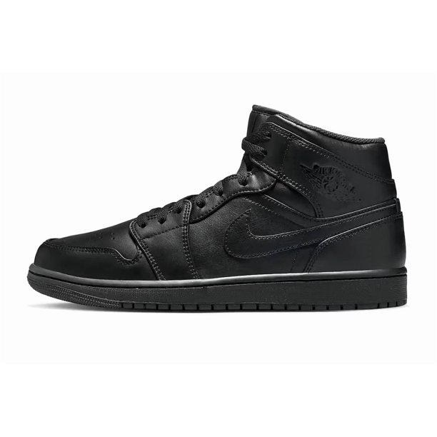 N I-K-E A i r-Jor-dan 1 Mid Black Size 7-15 US Mens Athletic Shoes Sneakers