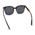 thumbnail image 7 of Womens XXL Oversized Inset Lens Large Coverage Horn Rim Plastic Sunglasses Tortoise - Black, 7 of 7