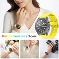 thumbnail image 5 of Correa de reloj de 22 mm compatible con Samsung Galaxy Watch 3 45 mm/Gear S3 Frontier/classic, correa de reloj de silicona de 22 mm de liberación rápida para mujeres y hombres, 5 of 5