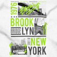 thumbnail image 2 of Brooklyn Bridge New York Graffiti Men's Graphic T Shirt Tees Brisco Brands S, 2 of 6