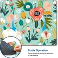 thumbnail image 6 of Mouse Pad, Cute Abstract Floral Mouse Pad for Women, Washable Square Cloth Mousepad for Office Laptop, Non-Slip Rubber Computer Mouse Pads for Wireless Mouse, Personalized Mouse Pads for Desk, 6 of 12