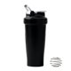 thumbnail image 1 of Botella mezcladora redonda de polipropileno y polietileno con bola mezcladora de acero inoxidable para fitness, jugos y entrenamientos, 1 of 5